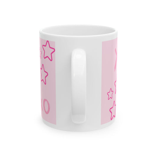 Cute Kawaii Ceramic Mug, Adorable Pink Cat Cup, Perfect Gift for Lovers, Valentine's Day, Tea or Coffee Drinkers