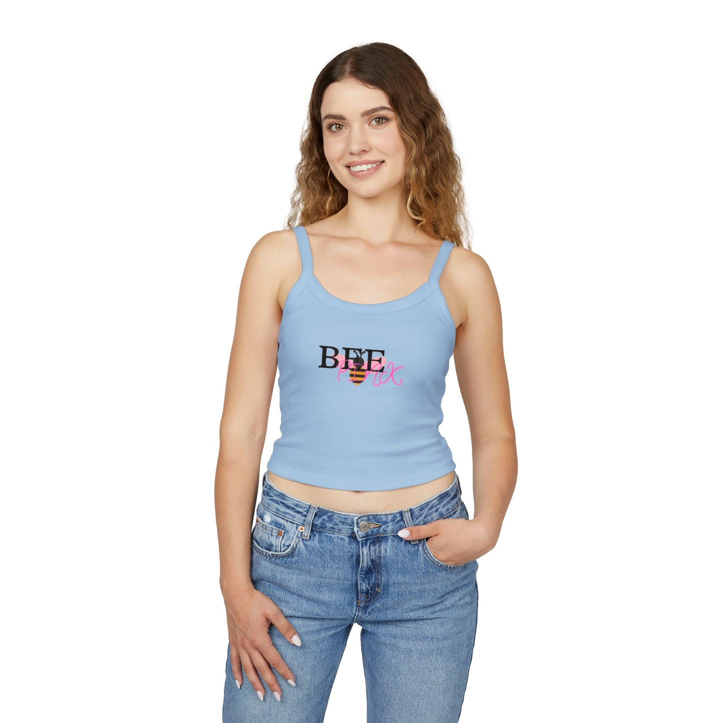 Chic Women's Spaghetti Strap Tank Top - Trendy Summer Casual Wear, Perfect for Beach Days, Parties, and Festivals