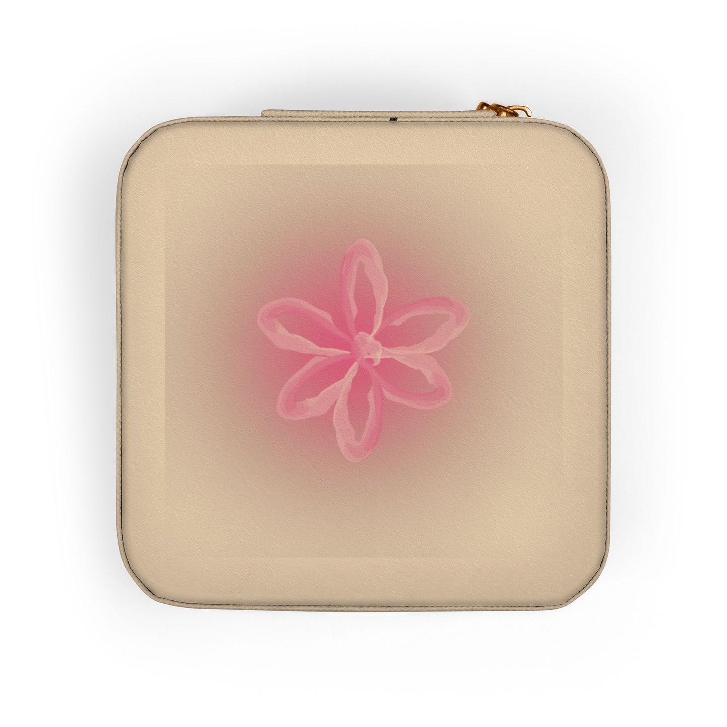 Elegant Jewelry Travel Case, Portable Jewelry Organizer, Gift for Her, Holiday Travel Essentials, Keepsake Storage, Floral Design