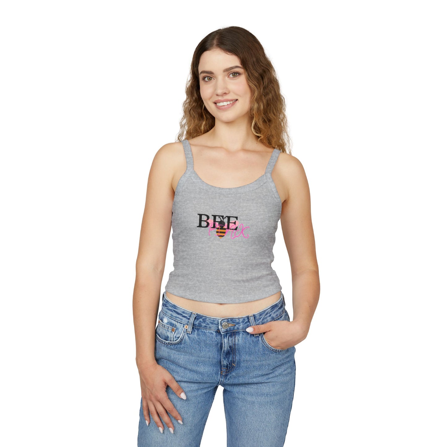 Chic Women's Spaghetti Strap Tank Top - Trendy Summer Casual Wear, Perfect for Beach Days, Parties, and Festivals