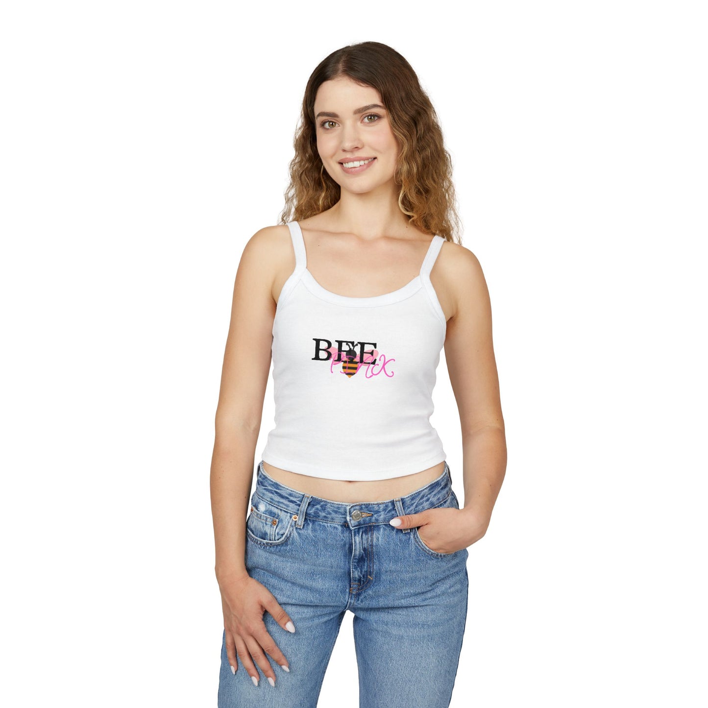 Chic Women's Spaghetti Strap Tank Top - Trendy Summer Casual Wear, Perfect for Beach Days, Parties, and Festivals